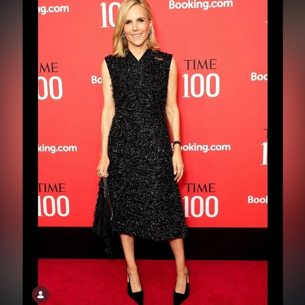 New Tory Burch Sequined Fringe Dress